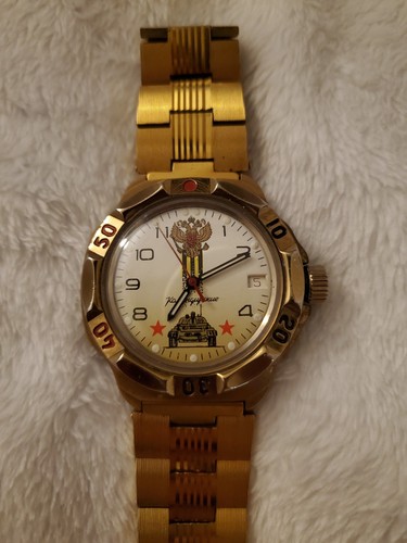 40mm-Vostok Komandirskie-819943 "Tank commander"Double eagle/St.George ribbion