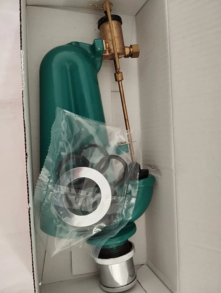 Batteria catis sifone senza pulsante per wc per cassetta scaricatrice alta verde - Immagine 3 di 4