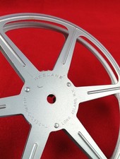 Vintage Reelane Thread-O-Matic Camera Film Reels 7" Blue 8mm