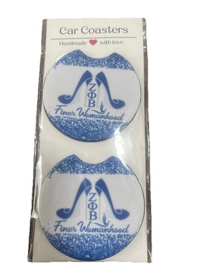 Zeta phi Beta Car Coasters