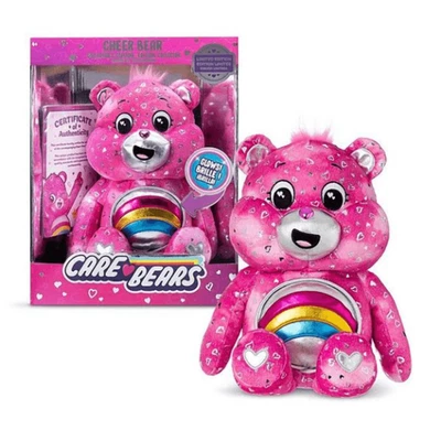 Care Bear 14 Zoll leuchtender Bauch Plüsch Cheer Bear (Limited Edition)
