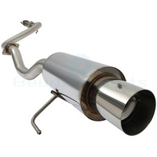 4.5 Rolled Tip Exhaust System Pipe For 92-00 Honda Civic Coupe Sedan 4.5 Rolled Tip Exhaust System Pipe For 92-00 Honda Civic Coupe Sedan