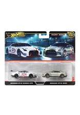 Juego Hot Wheels Premium Nissan GT-R NISMO GT3/Nissan GT-R R35 JBL05