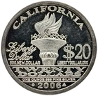2006 Norfed $20 Liberty 1 oz .999 Fine Silver California Round BU