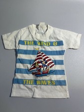 Vintage Mickey And Minnie Mouse Sailing Shirt 2T Puff Appliqu Read Description