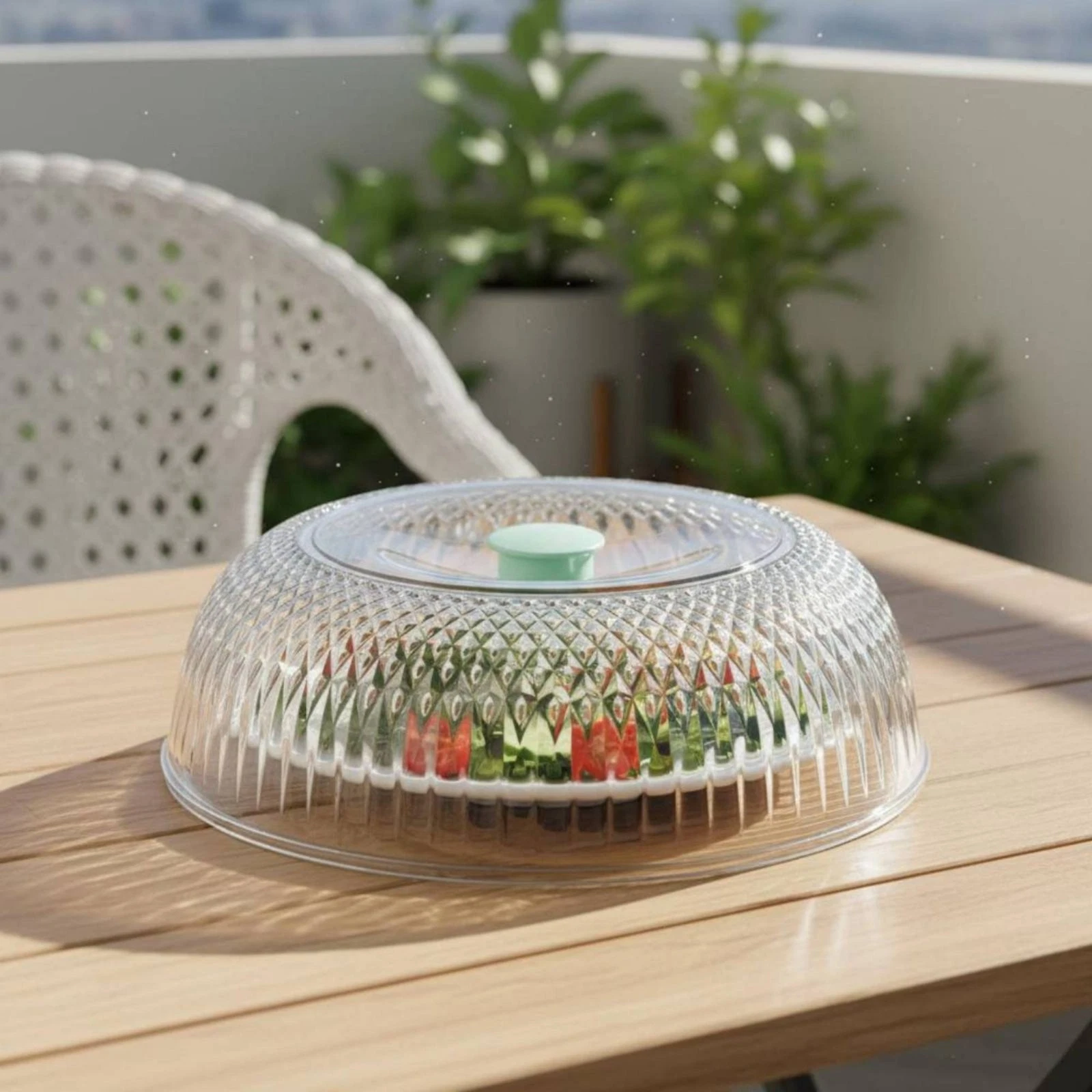 Mesh Food Cover Dustproof Serveware Keeps Away for Buffet