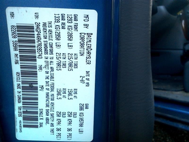 Door Handle Exterior Assembly Door Rear Driver Left Fits 01-07 CARAVAN 3229563 thumbnail 4