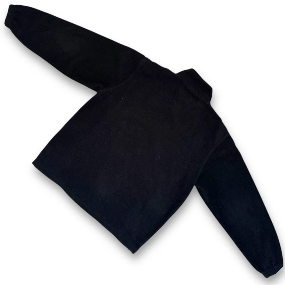 Harriton Creamy Snickers Embroidered Fleece Jacket Black Men’s Large Full Zip Pr - Image 4 of 4