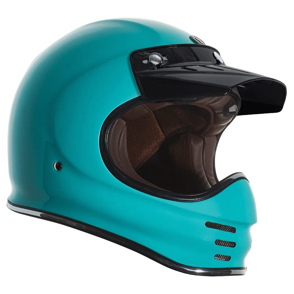 Torc T3 Retro Classic Helmet Gloss Robin Egg Blue Size X-Large - T347:25 - Image 2 of 4
