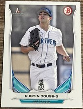2014 Bowman Draft #DP82 Austin Cousino Seattle Mariners