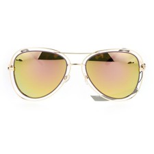 SA106 Unique Double Rim Frame Wire Metal Rim Sunglasses