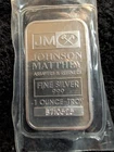 (2) 1 Troy oz 0.999 Johnson Matthey SILVER Bars Consecutive Numbers Sealed Mint