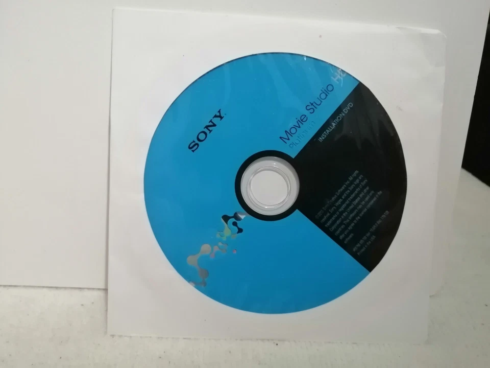 Sony Movie studio HD Platinum 2010 Installation Software CD VGC Free Post - Image 2 of 3