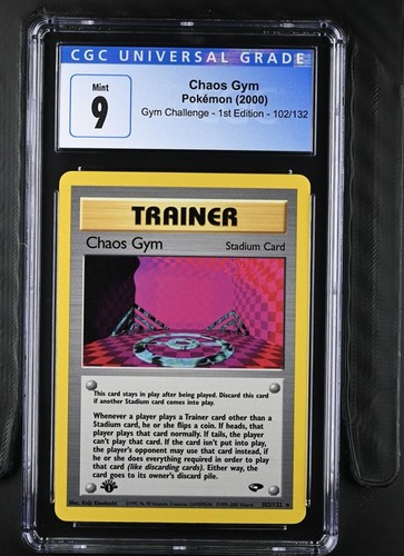 Chaos Gym (1st Edition) graded CGC 9 for sale on eBay