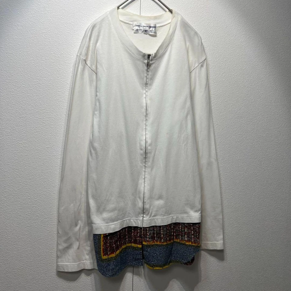 CAMISA COMME DES GARCONS Chaqueta de Algodón con Acoplamiento en Capas Foto 2 de 4