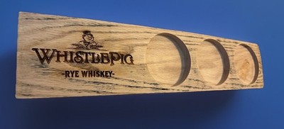 WhistlePig Whiskey Barrel Stave Tasting Flight Board. Choice of 1