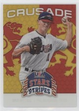 2015 Panini Stars and Stripes Crusade Red 75/99 Max Wotell #74 z6b