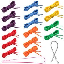 16 Pcs Drawstring Cord, 60 Inches XL Drawstring with Easy Threader Hoodie Str...
