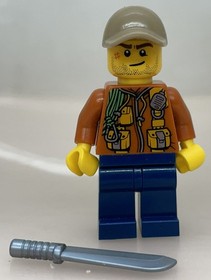 LEGO&reg; - Jungle Explorer Explorer Minifigure from Set 60159 - cty0795 cty795