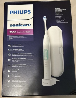 Philips Sonicare Protective Clean 5100 Rechargeable Electric Toothbrush - White