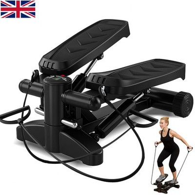 Mini Stepper Trainingsgerät Heim Cardio kompakt Fitness LCD-Display UK