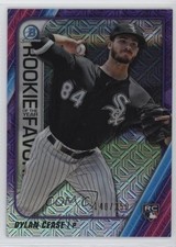 2020 Bowman Mega Box Purple Mojo Refractor 140/250 Dylan Cease #ROYF-DC 11a8