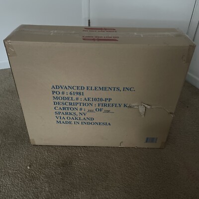 Advanced Elements FireFly Inflatable Kayak Model: AE1020-PP - Brand New/Sealed! 