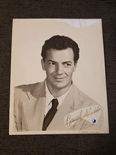 Cornel Wilde Actor Film Maker Signed 8x10 Black & White Promo Photograph