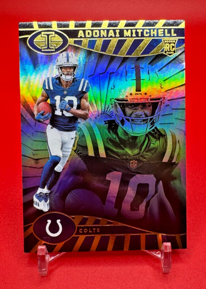 Adonai Mitchell 2024 Panini Illusions Rookie Card RC #36 Colts