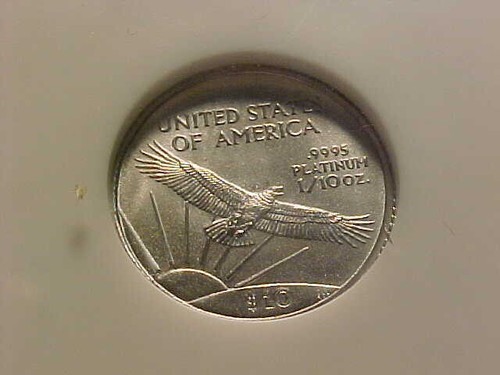 2004 $10 Platinum Eagle coin 1/10 oz MS70 NGC Better Date LOW PRICE!!! - Picture 4 of 6