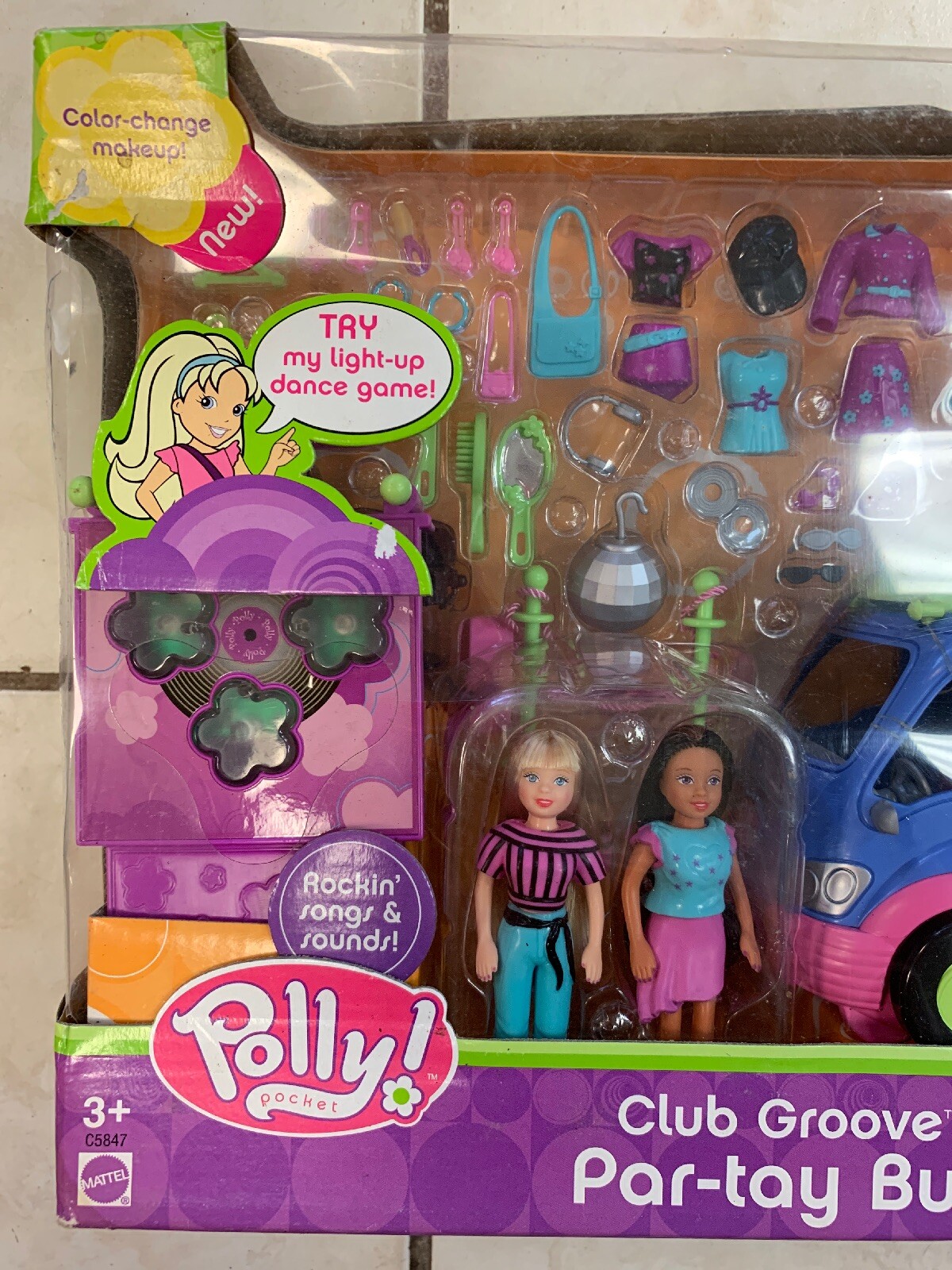 polly pocket bus