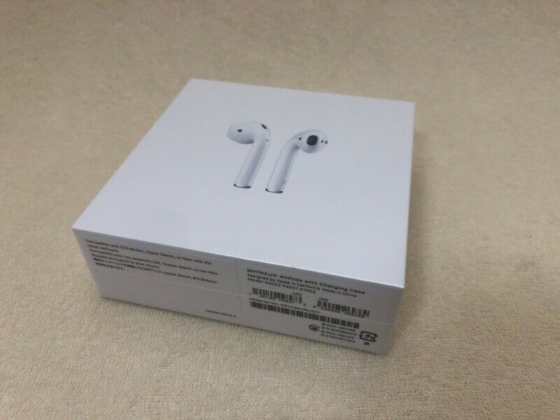 GENUINE Apple AirPods MV7N2J/A Wireless Bluetooth NEW | eBay