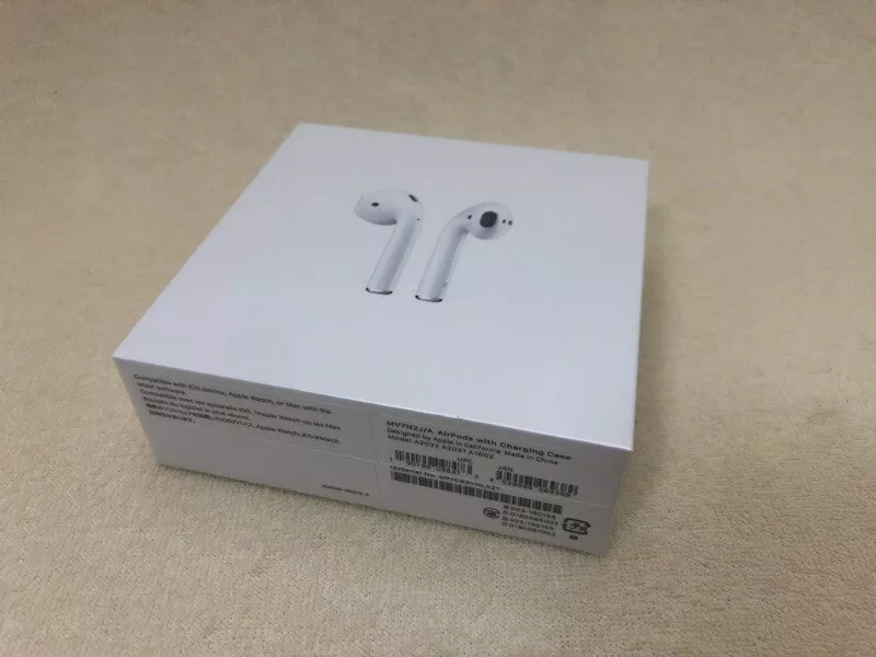 VÉRITABLE Apple AirPods MV7N2J/A sans fil Bluetooth NEUF