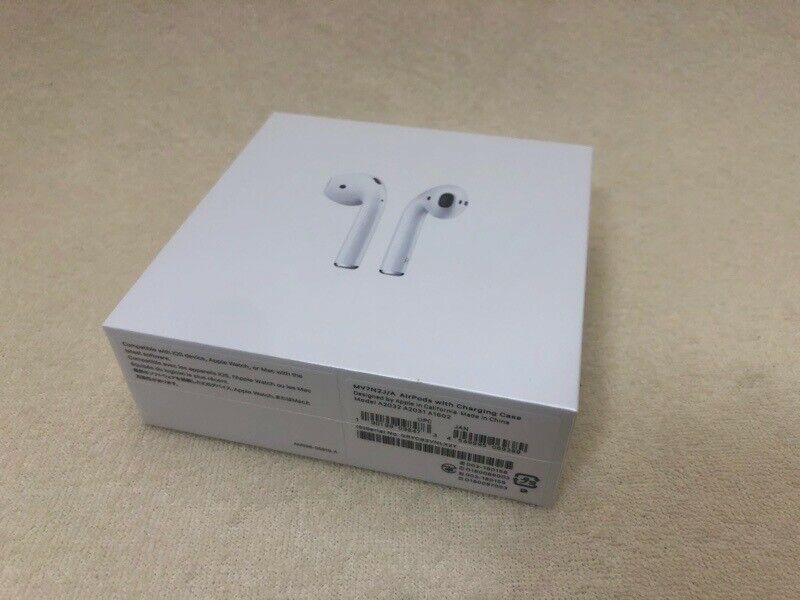 オーディオ機器 イヤフォン GENUINE Apple AirPods MV7N2J/A Wireless Bluetooth NEW