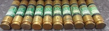 Nice Lot Bussmann Fusetron FRN R 40 Amp Fuses Class RK5  250V