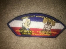 Boy Scout Connecticut Yankee Sherman Liberty Bel Council JSP 2005 Jamboree Patch