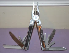 Leatherman Rebar Silver Stainless Multi-Tool Knife Pliers & Other Tool-Excellent