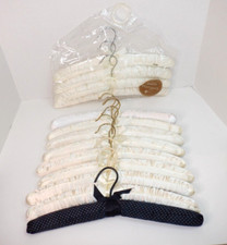 Lot of 13 Satin Cloth Hangers