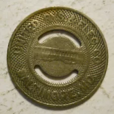 United Railways & Electric Company (Baltimore, Maryland) transit token - MD60AH