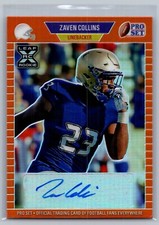 2021 Leaf Pro Set Metal #PA-ZC1 Zaven Collins /15 Orange Rainbow