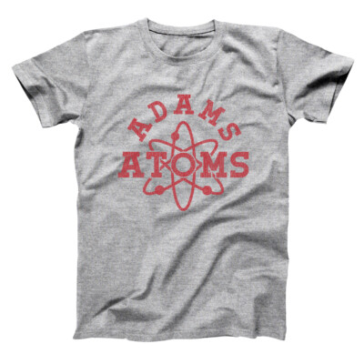 Atoms Adams Revenge Of The Nerds Alpha Betas Lamda  80S Gray Basic Men's T-Shirt
