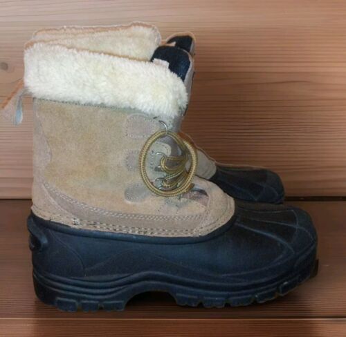 Itasca Womens Thermo Lite Leather Tan Insulation Snow Winter Boots Size 6 - Picture 2 of 8