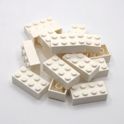 LEGO  Steine 2x4 3001 - Basic Classic Standard - Gelb Rot Orange Bunt - NEU