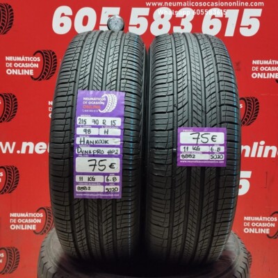 2X 215 70 R15 98H Hankook Dynapro HP2 6.8/6.8 Mm Ref.8882