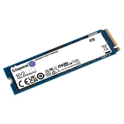 内蔵型SSD Kingston NV2 4TB SSD PCIe 4.0 NVMe M.2 Kingston NV2 4TB Solid State Drive, PCIe 4.0 NVMe, M.2., SNV2S