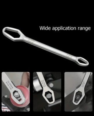 Universal Double-Ended  Wrench Tool: Multifunctional, Adjustable Wrench 