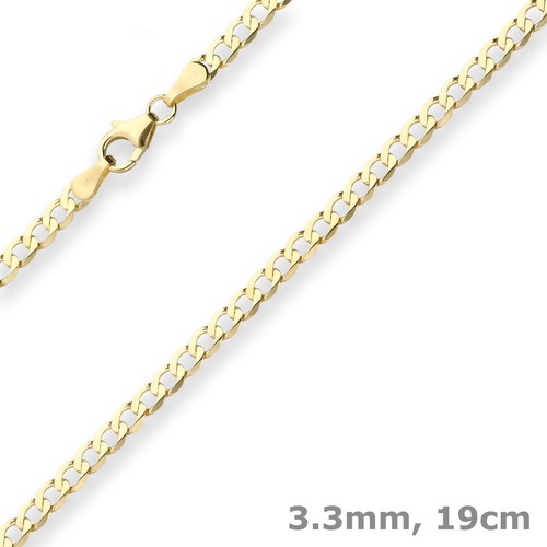 Bracciale E Collana Maglia Marinaio Uomo – Placcato Oro 24K, Acciaio Inox 10x3mm, Lunghezza 24 Pollici *S139 - Foto 1