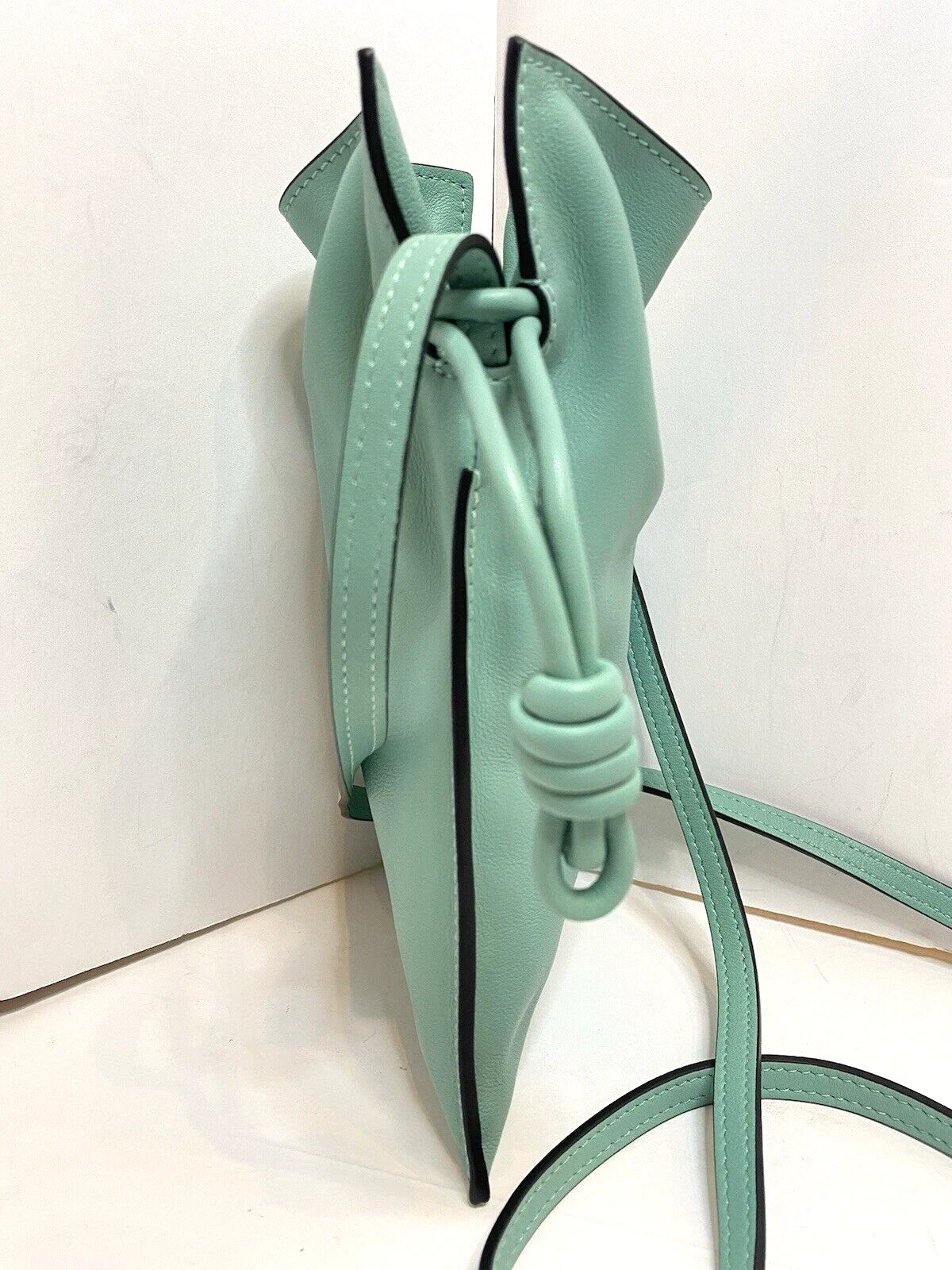 Borsa a tracolla LOEWE Flamenco tasca borsa con coulisse fresca come nuova pelle di vitello