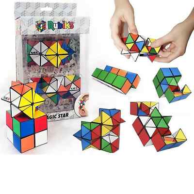 Rubik's Cube Magic Star 2-teiliges Set 3D Puzzle Lösung Denkspiel Knobelspiel Spielzeug