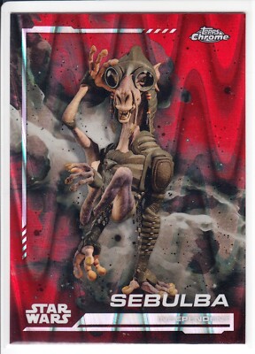 2024 Topps Chrome Star Wars Red Blaster Raywave Parallels You Pick
